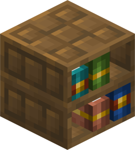 3D Chiseled Bookshelf Variants