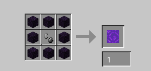Adding a recipe of nether portal