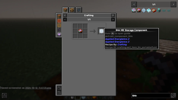 AE2 easy uncraft 64k for Growable cells 2 mod